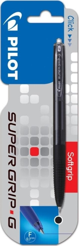 Pilot Super Grip G Automatisk Kulepenn. 0,7 Sort Pilot