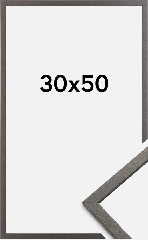 Ramme Edsbyn Akrylglass Grafitt 30x50 Cm