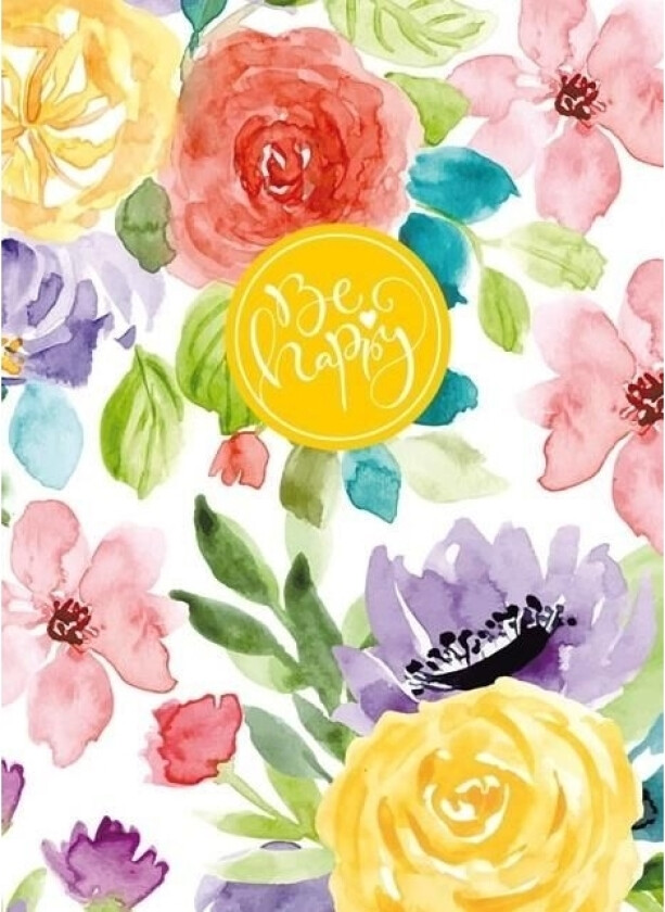 Frisk Dekorativ Notatbok 145X197/160K Rutenett Tw Flowers