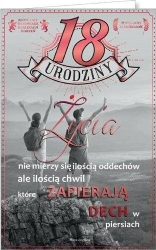 Abcard Gratulasjonskort Bursdag 18