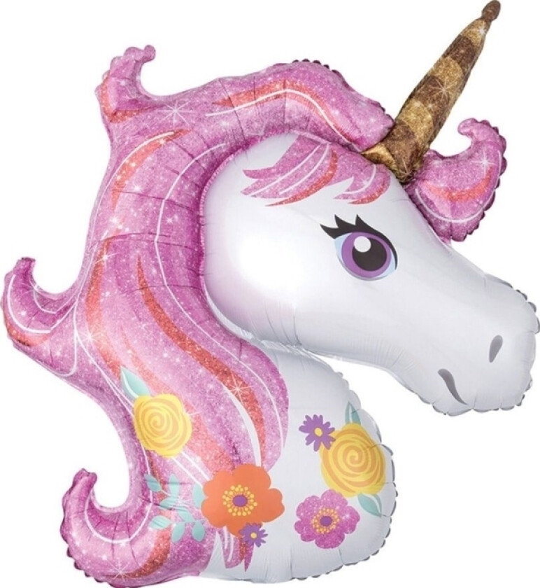Amscan Magic Unicorn Folieballong - 83 X 73 Cm - 1 Stk Universal
