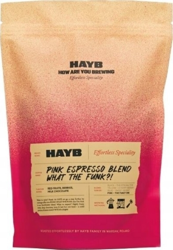 Hayb Hayb Kaffebønner - Rosa Espresso Blend Wtf 1Kg