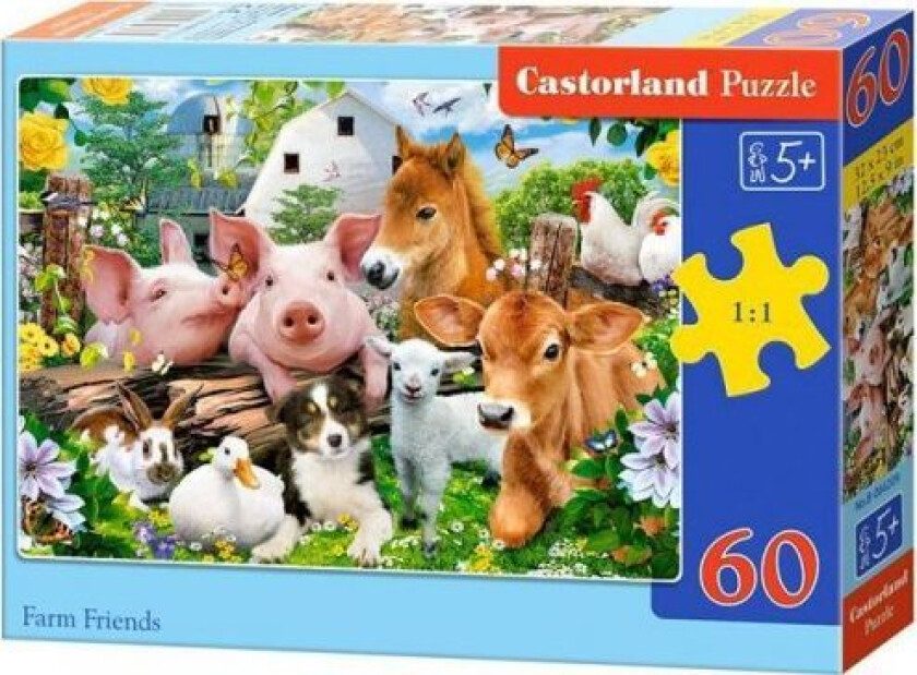 Castorland Puzzle 60 Farm Friends Castor
