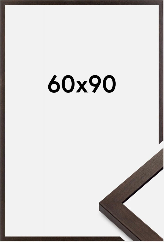 Ramme Selection Akrylglass Valnøtt 60x90 Cm