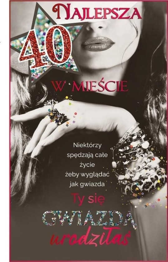 Ab-Kort Gratulasjonskort Bursdag 40 Dh06