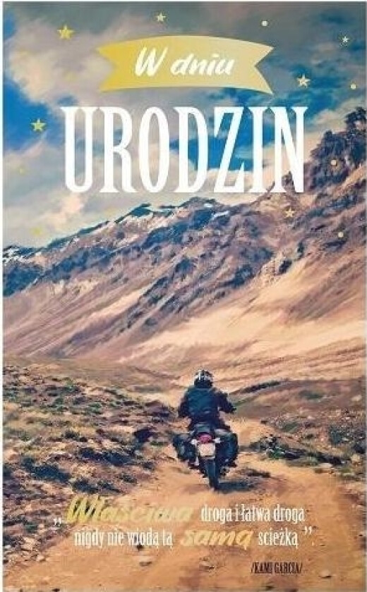 Ab-Kort Bursdagskort Ab Painted - Herre, P22 Motorsykkel