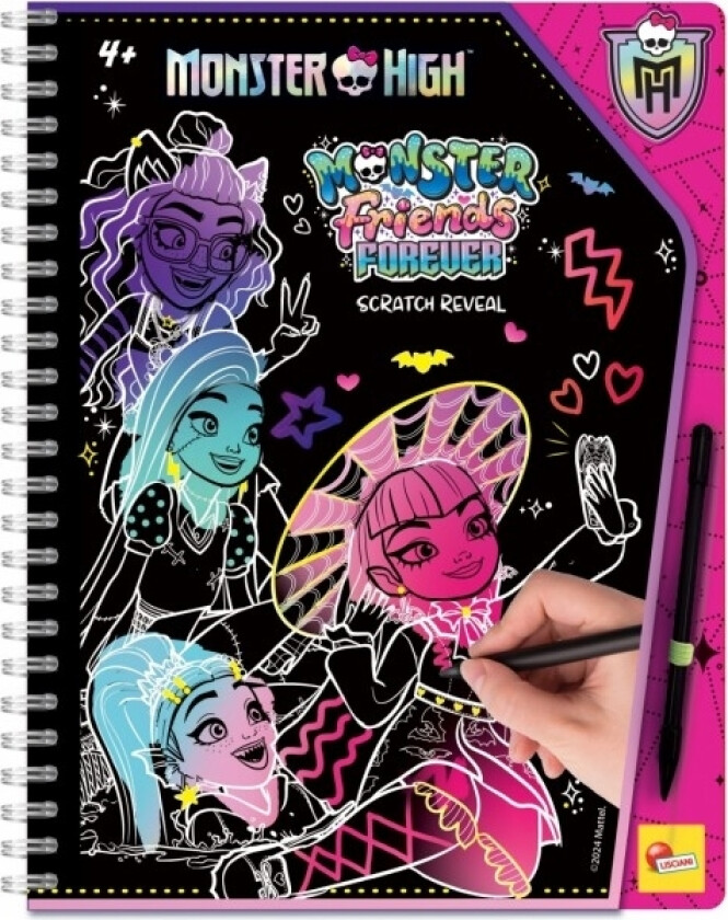 Zdrapywanka Sketchbook Scratch Reveal Monster High Forever Friends