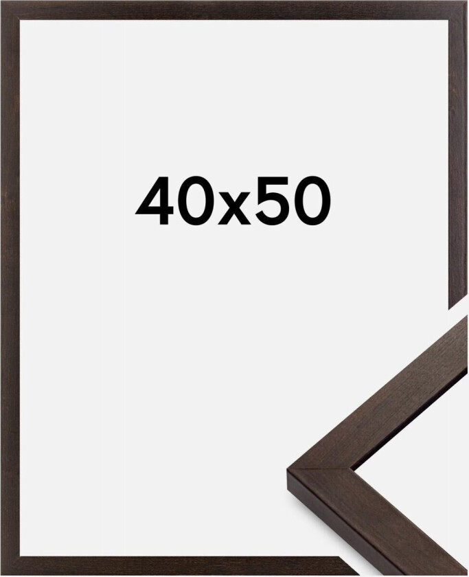 Ramme Selection Akrylglass Valnøtt 40x50 Cm
