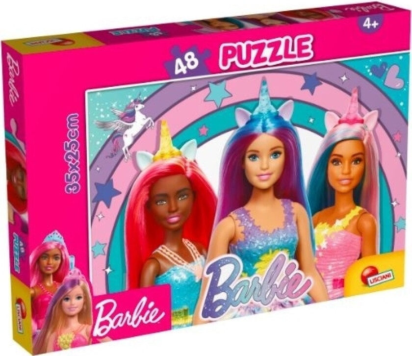 Barbie Puzzle M-Plus 48 - Magic Unicorn