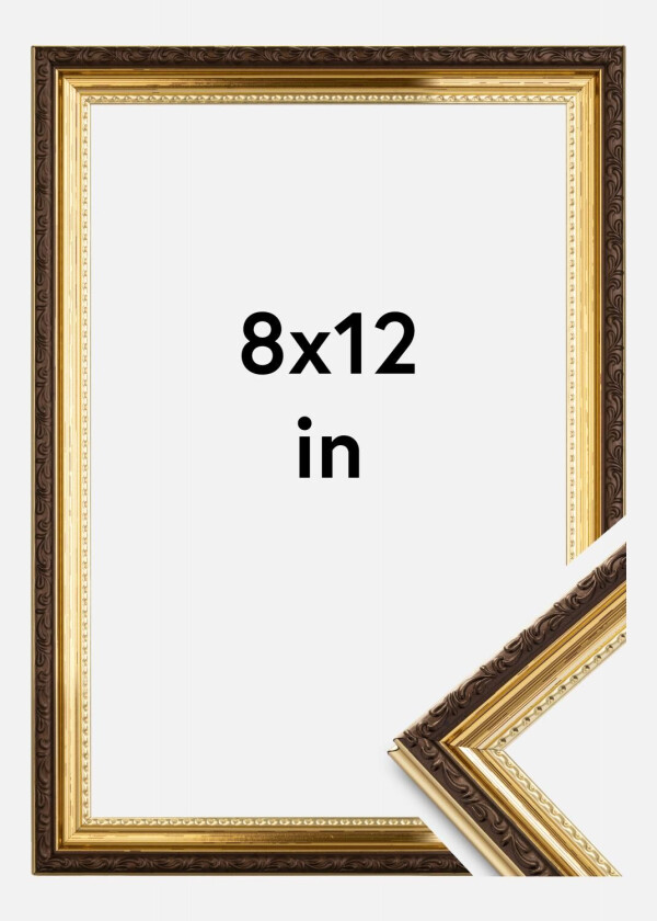 Ramme Abisko Akrylglass Gull 8x12 Inches (20,32x30,48 Cm)