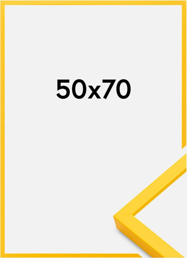 Ramme E-Line Akrylglass Gul 50x70 Cm