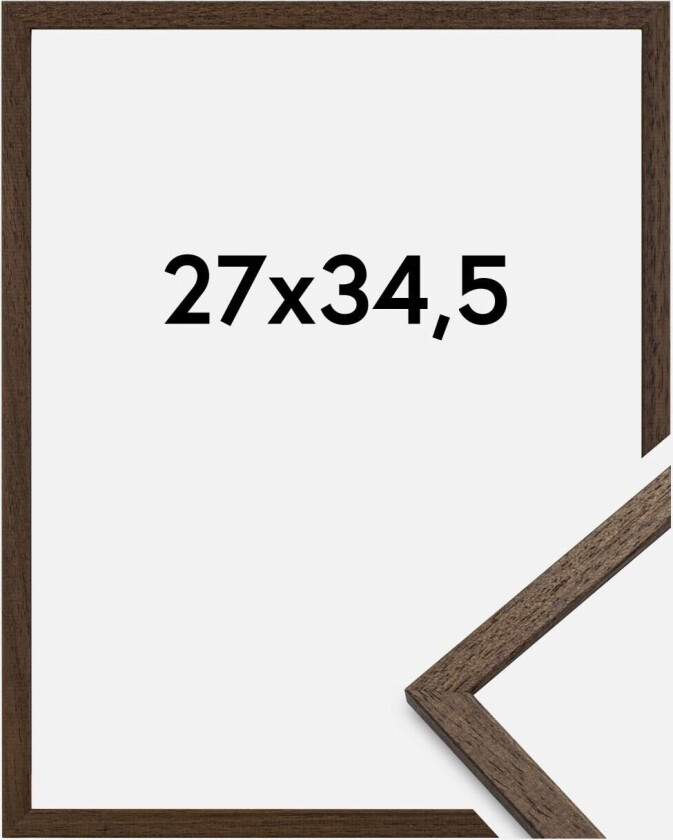 Ramme Edsbyn Akrylglass Valnøtt 27x34,5 Cm