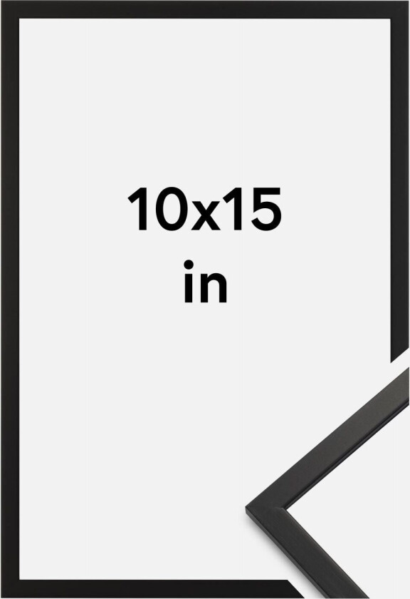 Ramme Edsbyn Akrylglass Svart 10x15 Inches (25,4x38,1 Cm)