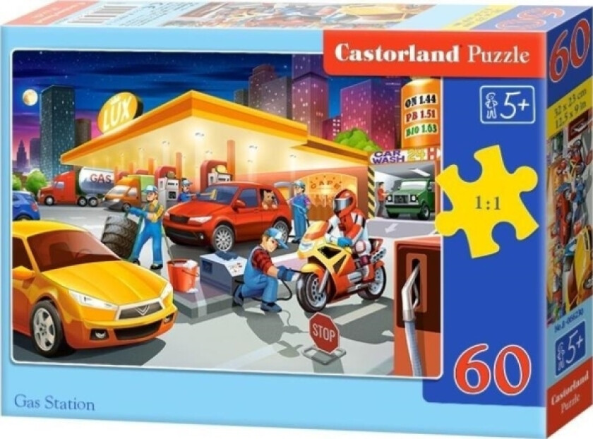 Castorland Puzzle 60 Gas Station Castor