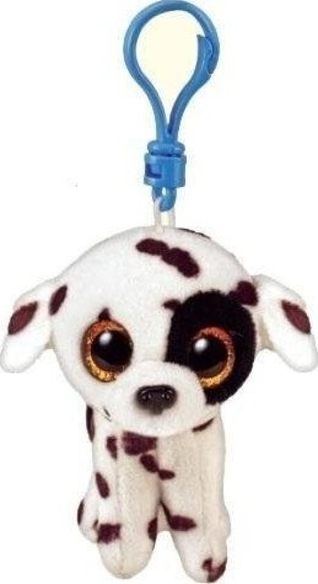 Ty Beanie Boos Luther Nøkkelring - Hund 8,5 Cm Nøkkelring