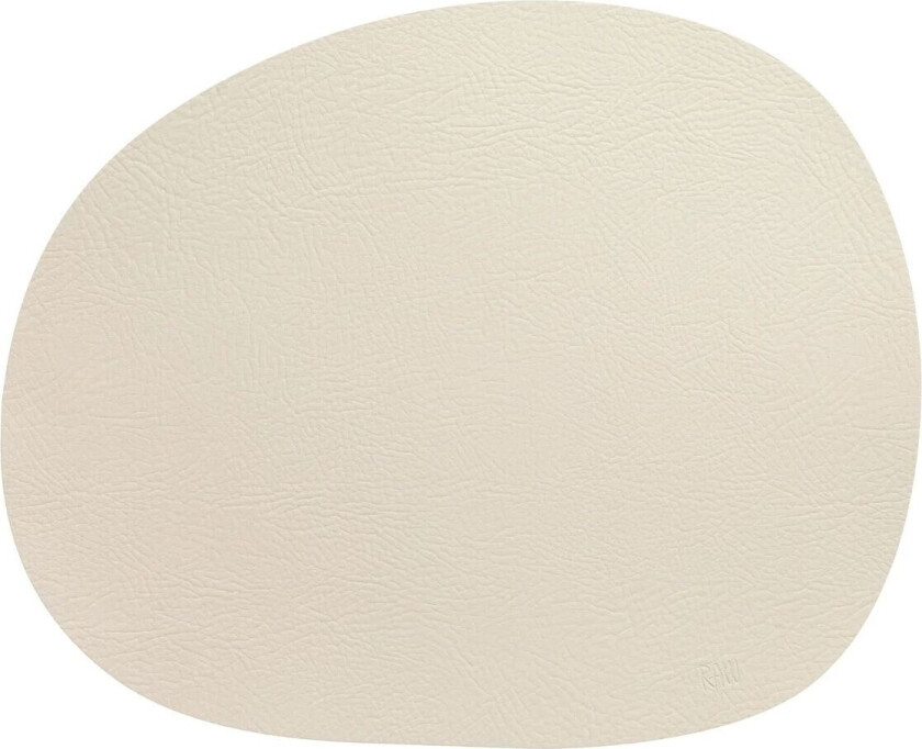 Bilde av Aida Raw spisebrikke lær Warm nude buffalo