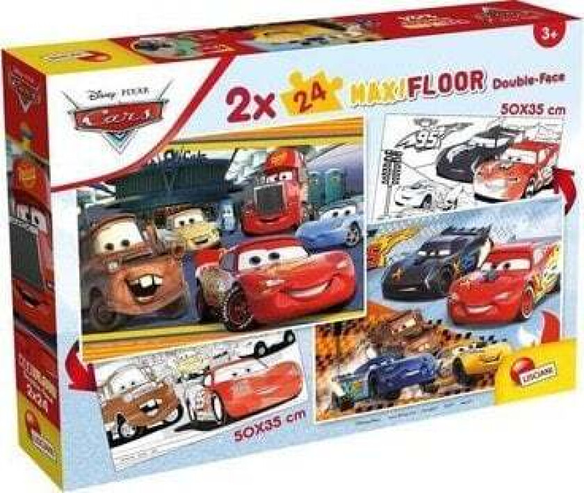 Disney Pussel Maxifloor 2 X 24 Biler
