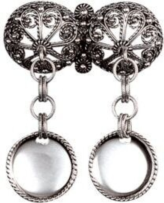 Halssølje Bardu/Målselv i 830 oksidert sølv