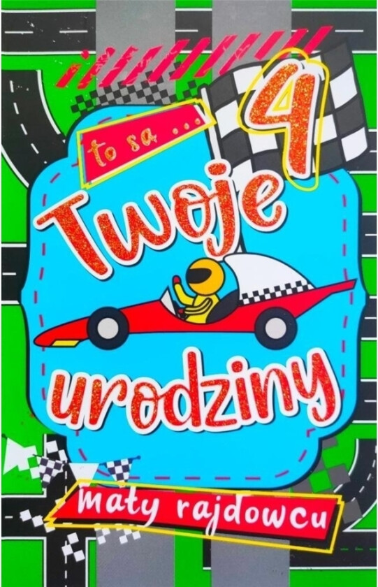 Bursdagskort 4 Gutt 2K - 073