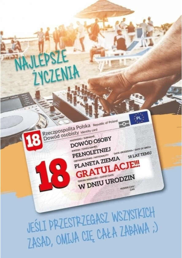 Armin Style Bursdagskort Attende Bursdagsgave-M