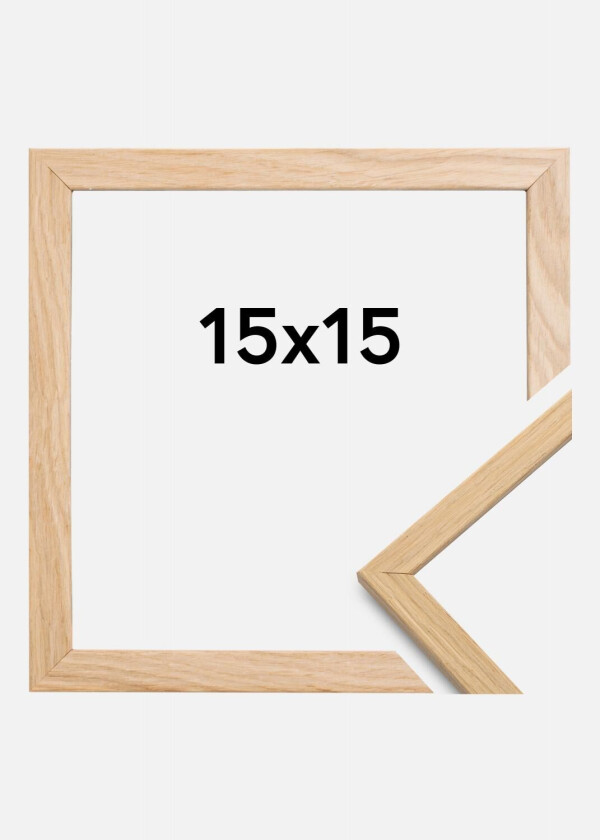 Ramme Edsbyn Akrylglass Eik 15x15 Cm