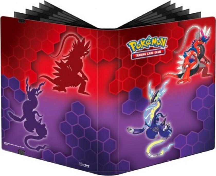 Dlion Pokemon Tcg Ultra Pro Up Koraidon & Miraidon 9-Pocket Pro Binder, Skirta Pokémon.