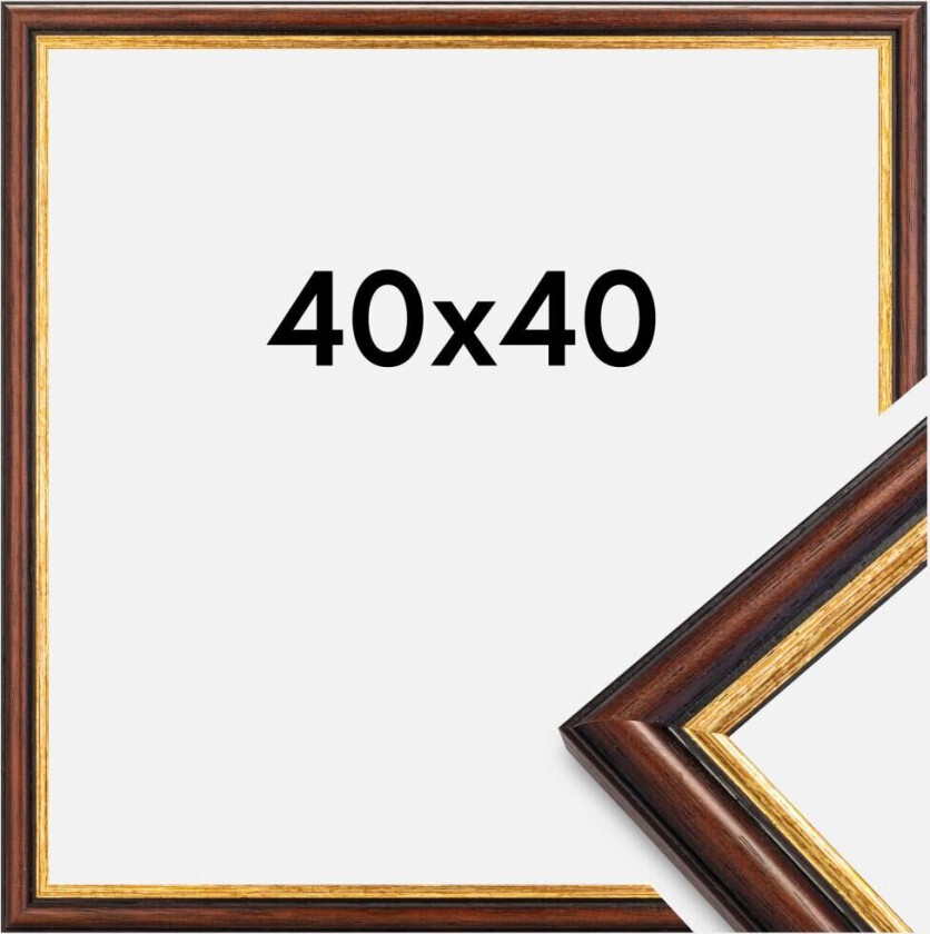 Ramme Siljan Brun 40x40 Cm