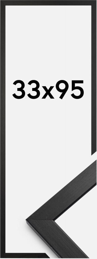 Ramme Stilren Akrylglass Svart 33x95 Cm