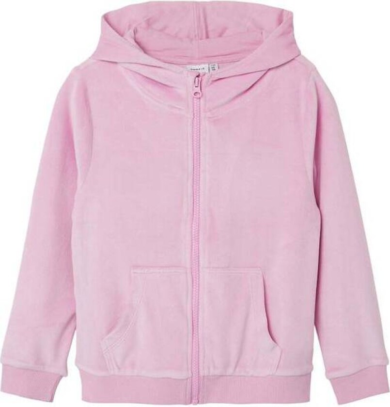 Name It Najala Velour Zip Jakke Til Barn, Lilac Chiffon