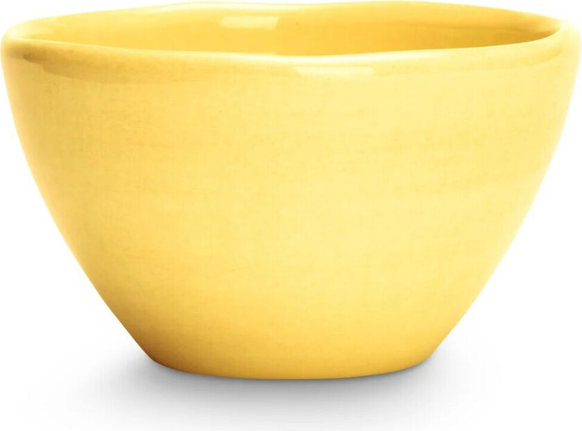 Basic organic skål 12 cm Gul