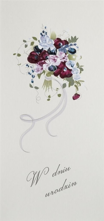 Mak Bursdagskort Dl U14 - Bukett