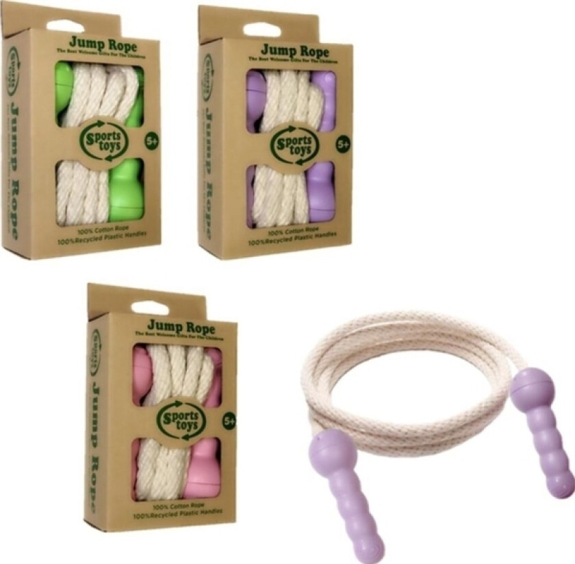 Askato Hoppetau Med Bomullssnor I Boks, Blanding Av Farger, Pris For 1 Stk