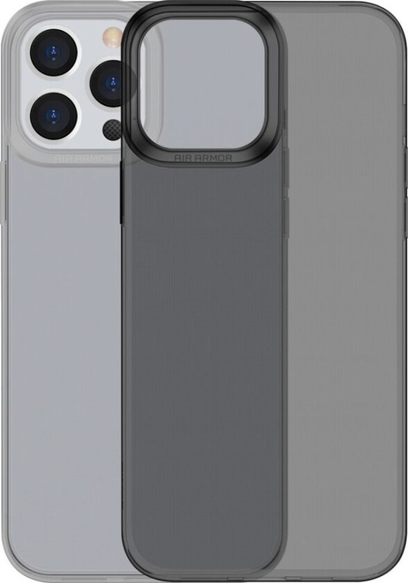 Simple Series-Deksel Gjennomsiktig Gel-Deksel For Iphone 13 Pro Svart (Araj000401)