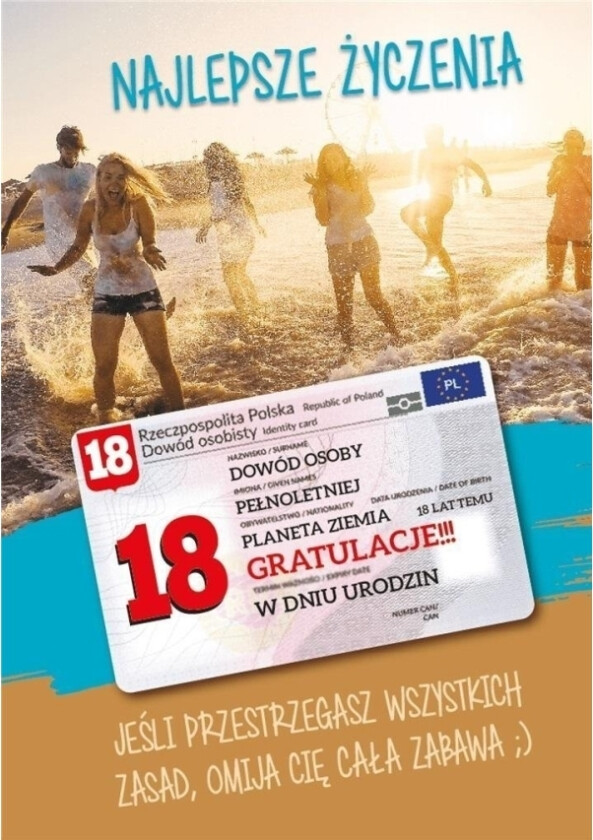 Armin Style Bursdagskort Attende Bursdagsgave-M