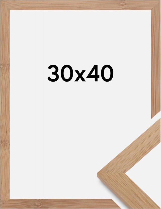 Ramme Hoei Bambus Akrylglass 30x40 Cm