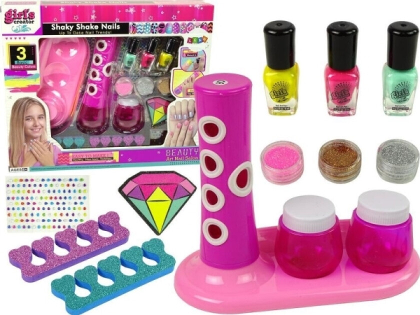 Nail Art Glitter Dispenser Neglelak Stickers