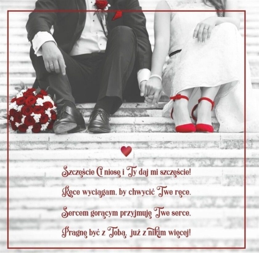 Ab-Kort Bryllup Gratulasjonskort Kws01