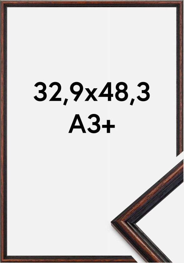 Ramme Horndal Akrylglass Valnøtt 32,9x48,3 Cm (A3+)