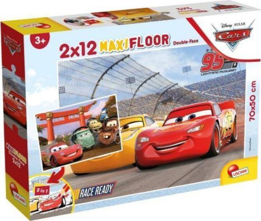 Puzzle Lisciani Puzzle Supermaxi 2X12 Car