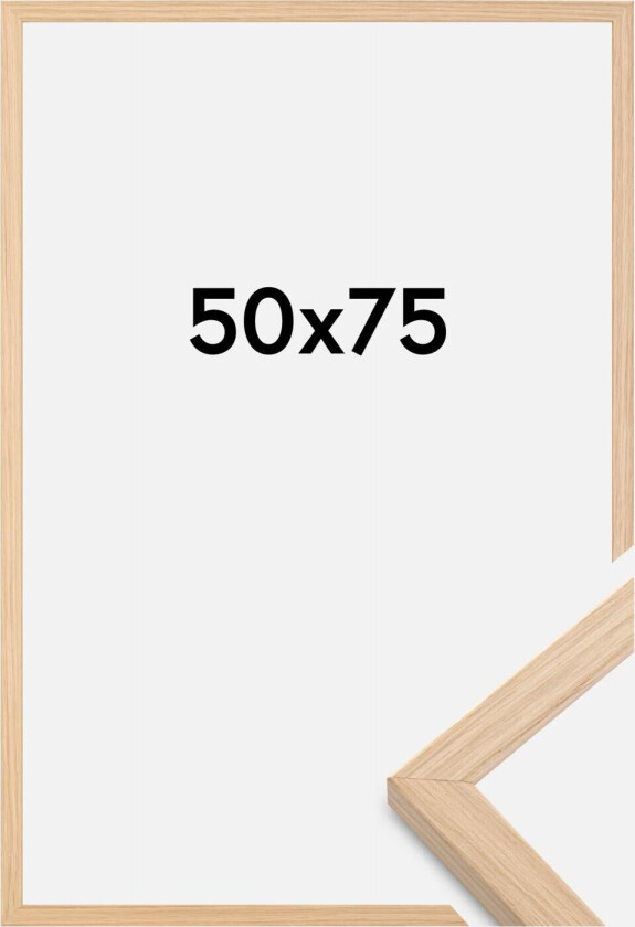 Ramme Grimsåker Akrylglass Eik 50x75 Cm