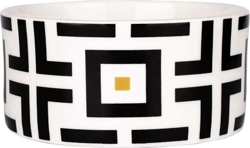 DECO skål 50 cl Hvit-svart