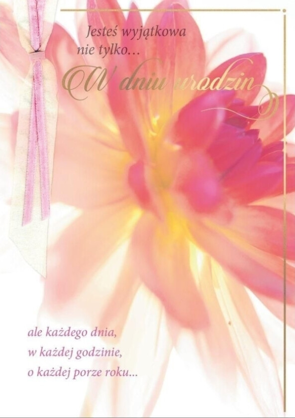 Kukartka Bursdagskort, Dame, Glitter Pr-374