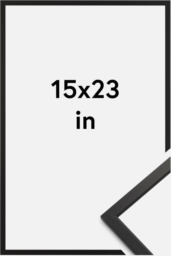 Ramme Edsbyn Akrylglass Svart 15x23 Inches (38,1x58,42 Cm)