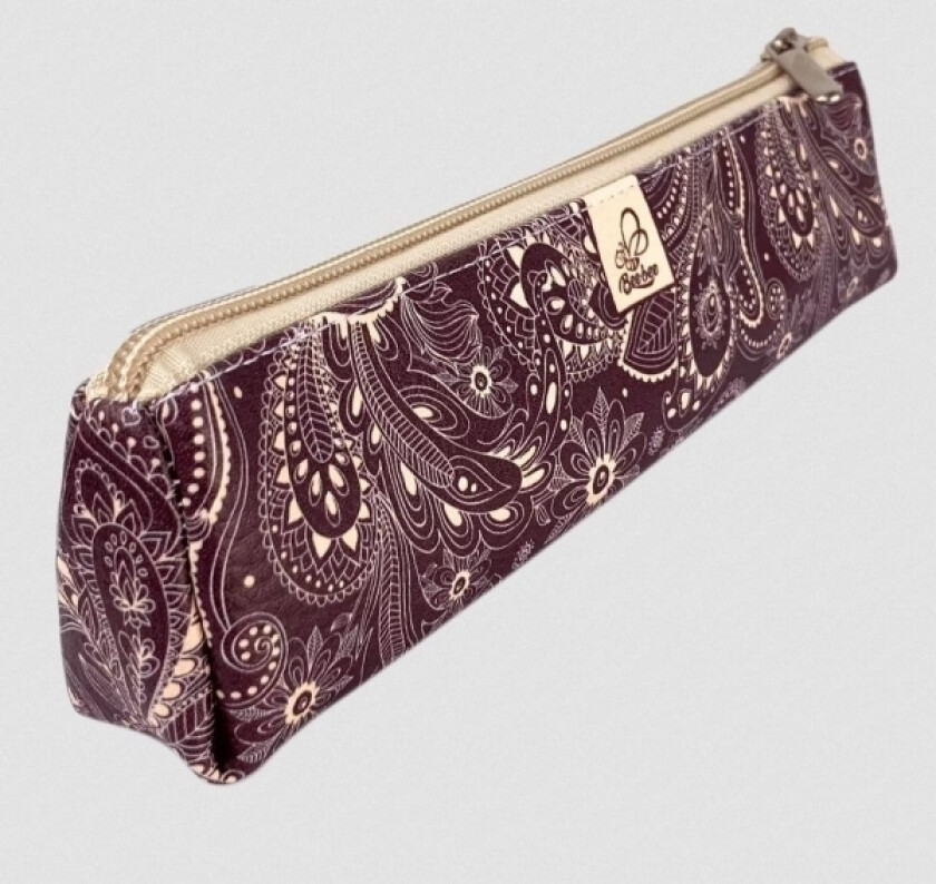 Bee-Bee Pennal Trekantet Pennal Paisley Brown/Creme