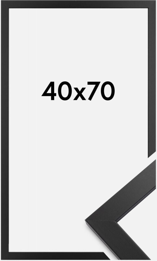 Ramme Black Wood 40x70 Cm
