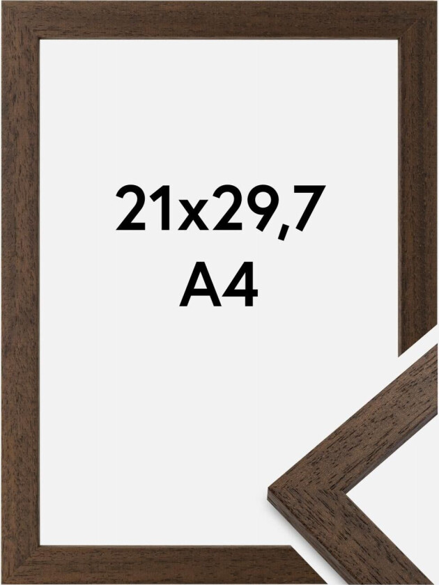 Ramme Brown Wood 21x29,7 Cm (A4)