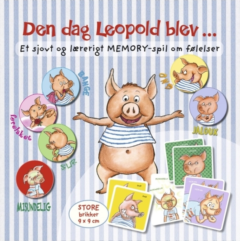 Den Dag Leopold Blev ... Et Sjovt Og Lærerigt Memory-Spil Om Følelser | Dina Gellert