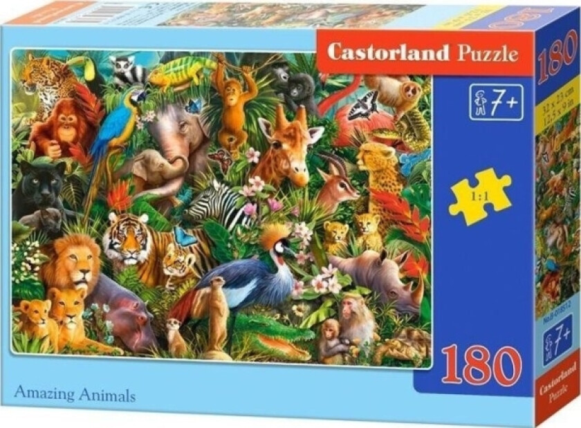 Castorland Puzzle 180 Amazing Animals Castor