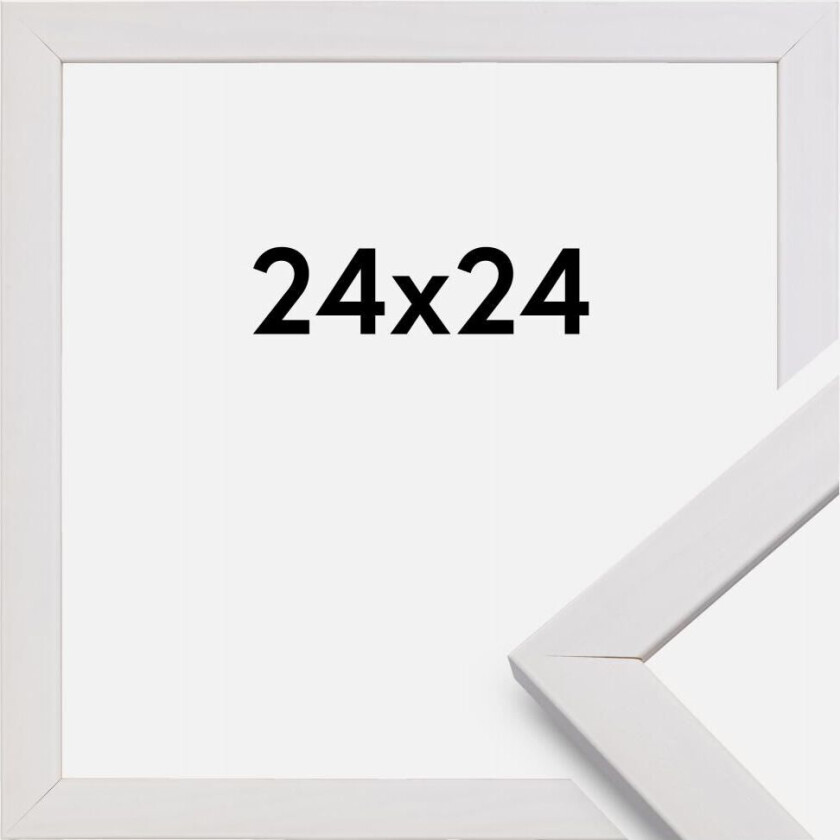Ramme Stilren Hvit 24x24 Cm