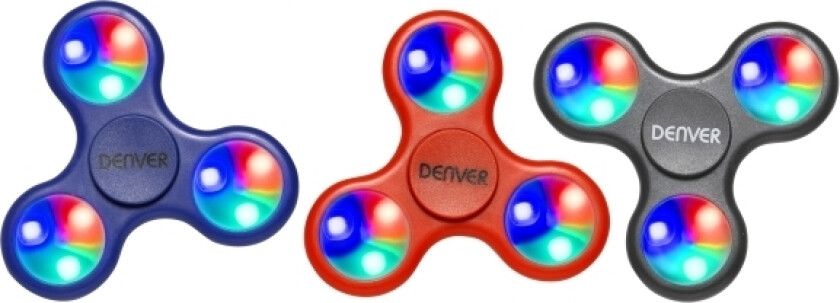Denver Spl-750C, Fidget Spinner, Plast, Assorterte Farger